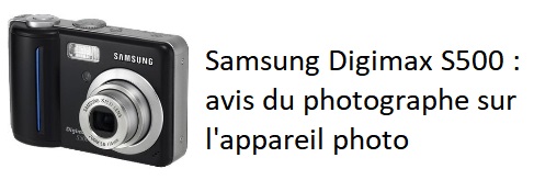 Samsung S-500 отзыв фотографа