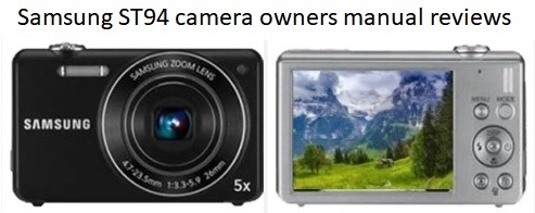 Отзывы владельцев фотоаппарат Samsung ST94 инструкция