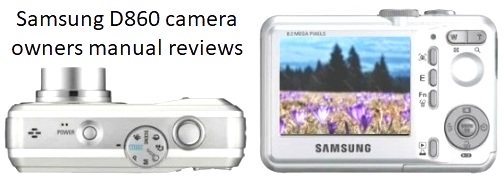 Отзывы владельцев фотоаппарат Samsung D860 инструкция