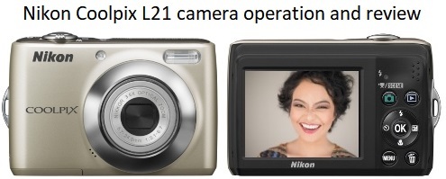 Cámara Nikon Coolpix L21 operación y revisión