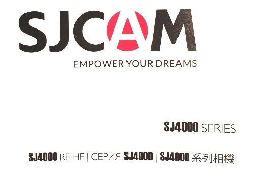 Экшн камера Sjcam SJ4000 инструкция