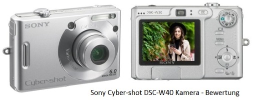 Sony Cyber-shot DSC-W40 Kamera - Bewertung