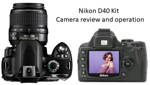 Cámara Nikon D40 kit revisión y funcionamiento