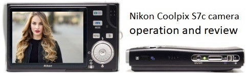 Cámara Nikon Coolpix s7c operación y revisión