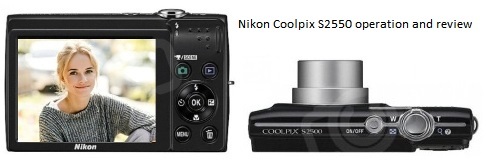 Nikon Coolpix S2550 operation and review