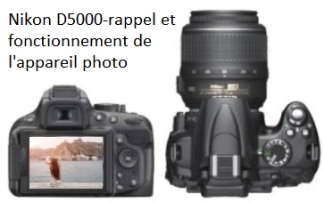 Nikon D5000-rappel et fonctionnement de l'appareil photo