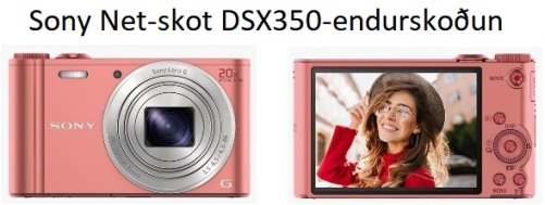 Sony Net-skot DSX350-endurskoðun