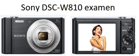 Sony DSC - W810 examen