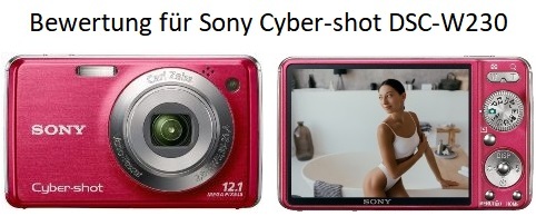Bewertung für Sony Cyber-shot DSC-W230