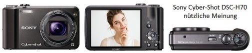 Sony Cyber-Shot-Kamera DSC-H70 nützliche Meinung