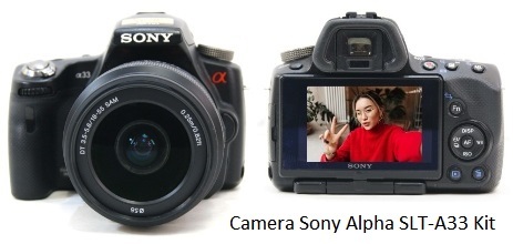 Camera Sony Alpha SLT-A33 Kit - recenzie și opinie